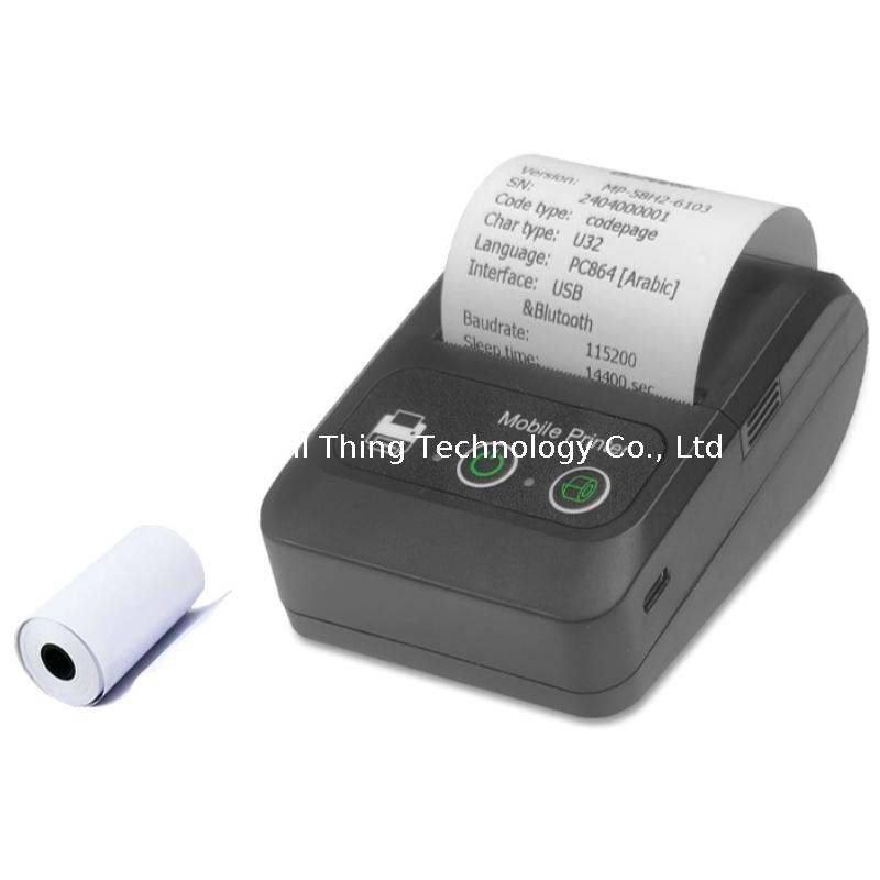 58mm Ink-free Portable Thermal Bluetooth Printer MP-58N Handheld Type-C