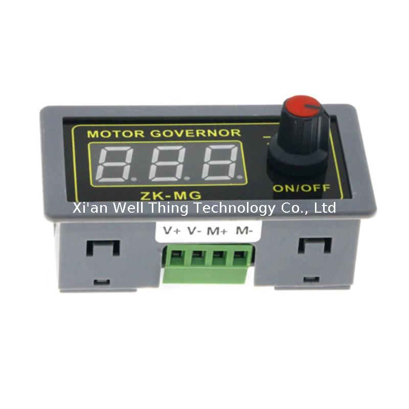 High Power Digital Display PWM DC Motor Speed Controller Regulator ZK-MG Encoder 12V 24V 150W