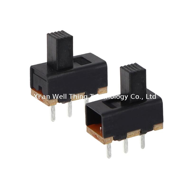 5MM Handle Height Slide Switch SS-12F17 Toggle Switch 1P2T 3 Pins 2 Positions
