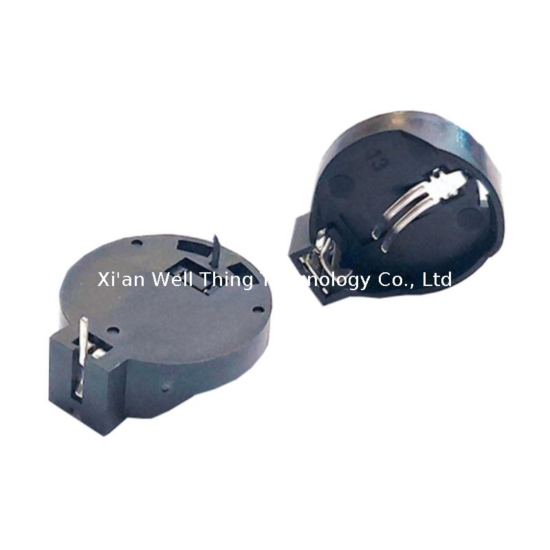 CR2032 Battery Case 3V BS-2-1 Horizontal Plug In Button Battery Holder 2032